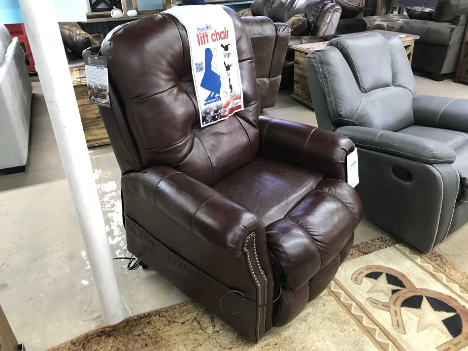 Jackson Furniture power lift chair available in Lubbock from Rustic Furniture Warehouse.
